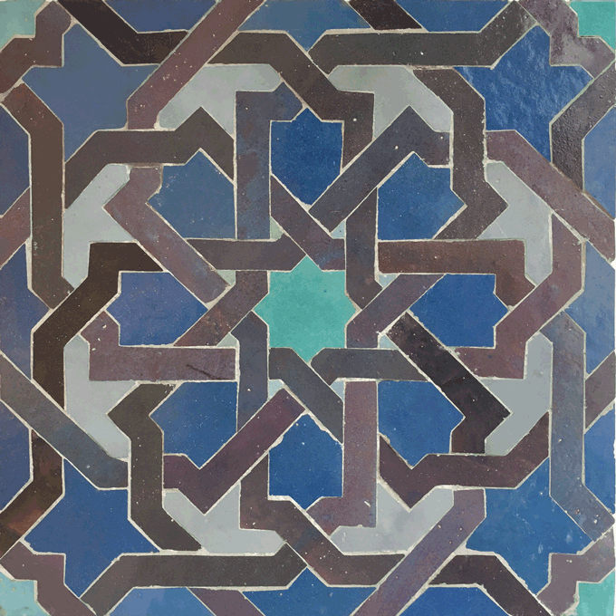 Mosaic House Moroccan tile Metam LG 2-9-13-17 Light Blue Purple Light Turquoise Sky blue  zellige, mosaic, zellij, field, pattern, glaze 