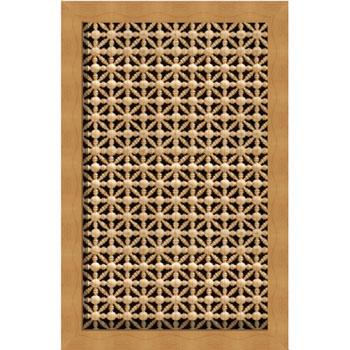 Mosaic House Moroccan tile 23542_M1_F2_A wood, mosharabi,  mashrabiah, mosharabia, mousharabieh, screen 