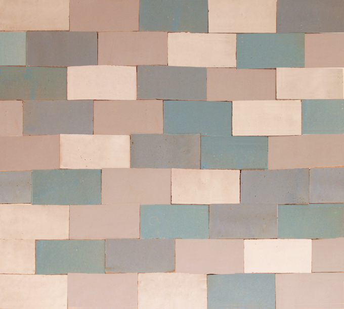 Mosaic House Moroccan tile TLA 2x4  solid zellige, mosaic, zellij, loose, size, glaze, simple, bricks 