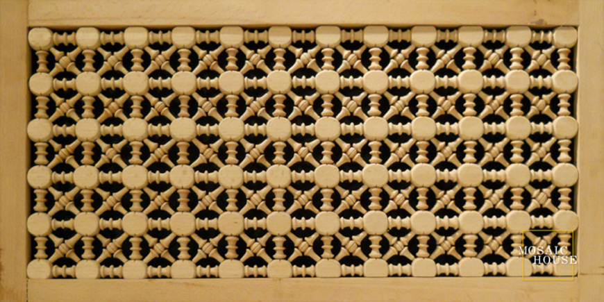Mosaic House Moroccan tile Mosharabi M3 Field wood, mosharabi,  mashrabiah, mosharabia, mousharabieh, screen 
