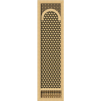 Mosaic House Moroccan tile Mosharabi M4/M1/M22 With F1 Frame B wood, mosharabi,  mashrabiah, mosharabia, mousharabieh, screen 