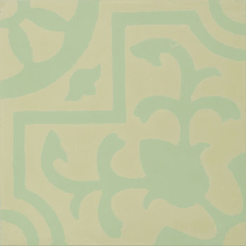 Mosaic House Moroccan tile Jardin C35-8 Mint, green Pistachio, green  cement, encaustic, field, pattern 