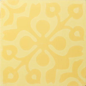 Mosaic House Moroccan tile Marianne C2-15 Yellow Ochre, yellow, orange  cement, encaustic, field, pattern 