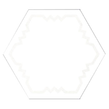 Mosaic House Moroccan tile Parisienne Art C14a-14 White White  cement, encaustic, field, pattern 