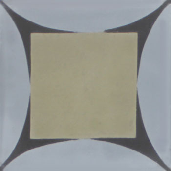 Mosaic House Moroccan tile Ramblas C33-34-4 Gray Aged Copper, gray Black  cement, encaustic, field, pattern 