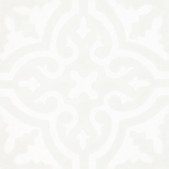 Mosaic House Moroccan tile Rosa C14-14a Reverse White White  cement, encaustic, field, pattern 