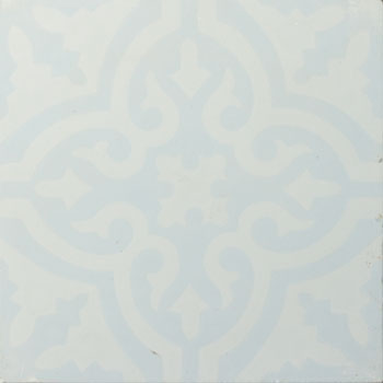 Mosaic House Moroccan tile Rosa C23-23a Mist, blue Mist, blue  cement, encaustic, field, pattern 