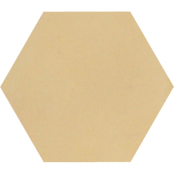 Mosaic House Moroccan tile C1 8x8 Hexagon Pale Sand  solid cement, encaustic, loose, size 