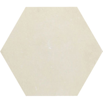 Mosaic House Moroccan tile C31 8x8 Hexagon Almond Almond, tan, beige  solid cement, encaustic, loose, size 