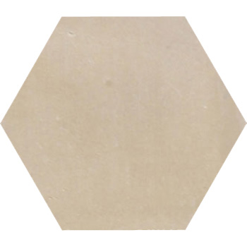 Mosaic House Moroccan tile C32 8x8 Hexagon Copper Copper, tan, beige  solid cement, encaustic, loose, size 