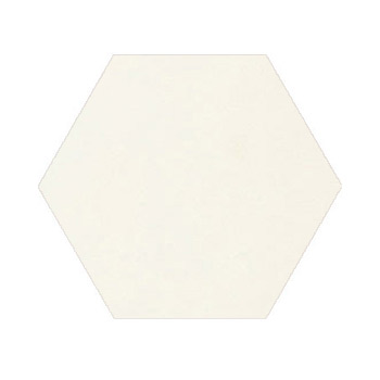 Mosaic House Moroccan tile C3 6x6 Hexagon Cream Cream, white  solid cement, encaustic, loose, size 