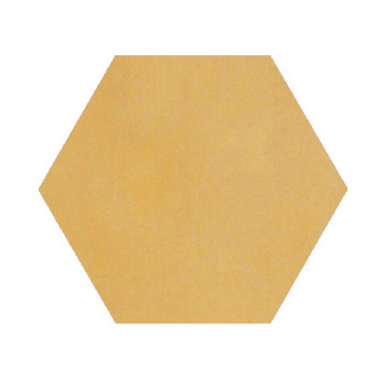 Mosaic House Moroccan tile C15 6x6 Hexagon Ochre Ochre, yellow, orange  solid cement, encaustic, loose, size 