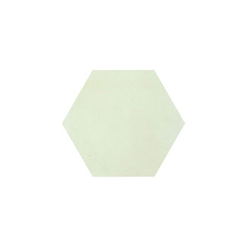 Mosaic House Moroccan tile C35 4x4 Hexagon Mint Mint, green  solid cement, encaustic, loose, size 