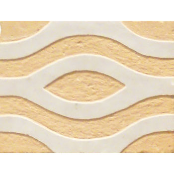 Mosaic House Moroccan tile Prato L 1 Chiseled White  chiseled field 