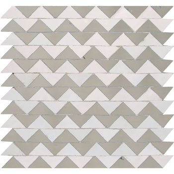 Mosaic House Moroccan tile Joon 1-25 White Light Gray  zellige, mosaic, zellij, field, pattern, glaze 