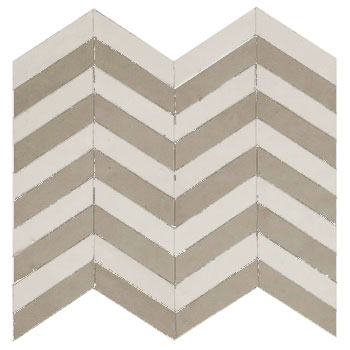 Mosaic House Moroccan tile Lilas XL 1-27 White Dark Gray  zellige, mosaic, zellij, field, pattern, glaze 