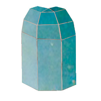 Mosaic House Moroccan tile Mosaic Corner Bridge 13 Light Turquoise  solid zellige, mosaic, zellij, bullnose, trim, glaze 