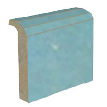 Mosaic House Moroccan tile Mosaic Flat Bullnose MJD 13 Light Turquoise  solid zellige, mosaic, zellij, bullnose, trim, glaze 