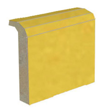 Mosaic House Moroccan tile Mosaic Flat Bullnose MJD 18 Yellow  solid zellige, mosaic, zellij, bullnose, trim, glaze 