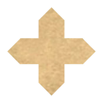 Mosaic House Moroccan tile Tanger Loose 14 Cross Natural, Unglazed, Terracotta  solid zellige, mosaic, zellij, loose, size, glaze 