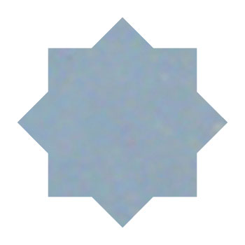 Mosaic House Moroccan tile Tanger Loose 20 Star Sea Blue  solid zellige, mosaic, zellij, loose, size, glaze 