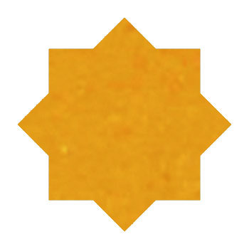 Mosaic House Moroccan tile Tanger Loose 29 Star Orange  solid zellige, mosaic, zellij, loose, size, glaze 