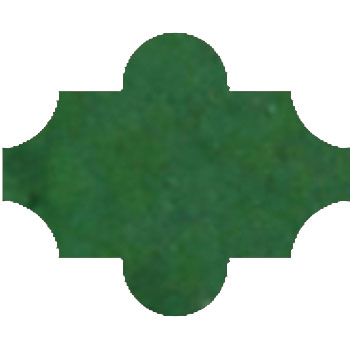 Mosaic House Moroccan tile Tribeca D 4x5 10 Green  solid zellige, mosaic, zellij, loose, size, glaze 