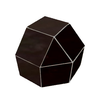 Mosaic House Moroccan tile Three Way Corner 6 Black  solid zellige, mosaic, zellij, bullnose, trim, glaze 