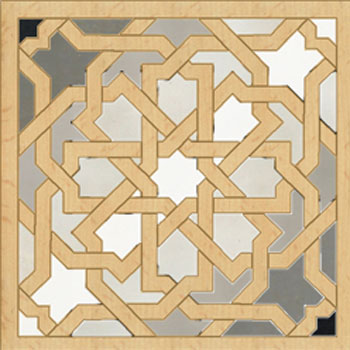Mosaic House Moroccan tile Metam W 26-1-25-27-6 Polar White White Light Gray Dark Gray Black  zellige, mosaic, zellij, field, pattern, glaze 