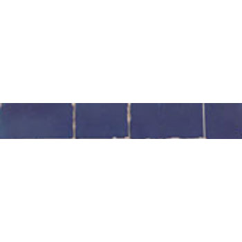 Mosaic House Moroccan tile Nejarine L Liner 15 Cobalt Blue  solid zellige, mosaic, zellij, border, glaze 