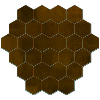 Mosaic House Moroccan tile Sata B 19 Brown  solid zellige, mosaic, zellij, field, pattern, glaze 